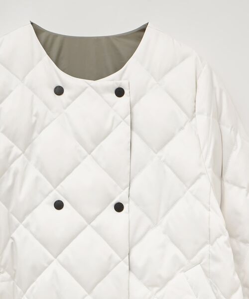 LANVIN en Bleu(ランバンオンブルー)の「TAION×LIMONTA East リバーシブルミドルコート(その他アウター・レディース・ブラウン/オフホワイト/ブラック・36/38)」の13枚目の写真