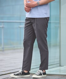 【WEB限定】JUST fit ドライ ポリエステル 1プリーツ イージーパンツ -吸水速乾-