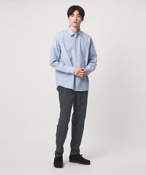 green label relaxing（グリーンレーベルリラクシング）の「【WEB限定】JUST fit ドライ ポリエステル 1プリーツ イージーパンツ -吸水速乾-（その他パンツ・メンズ・ブラック/ネイビー/ダークグレー・L/XL/S/M/XS/XXL）」の21枚目の写真