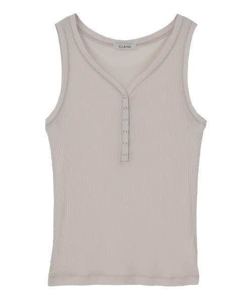 CLANE(クラネ)の「【CLANE/クラネ】CURVED NECK LAYERED SET TOPS/カーブネックレイヤードセットトップス(Tシャツ/カットソー・レディース・ホワイト/ブラック/ピンク・1)」の13枚目の写真