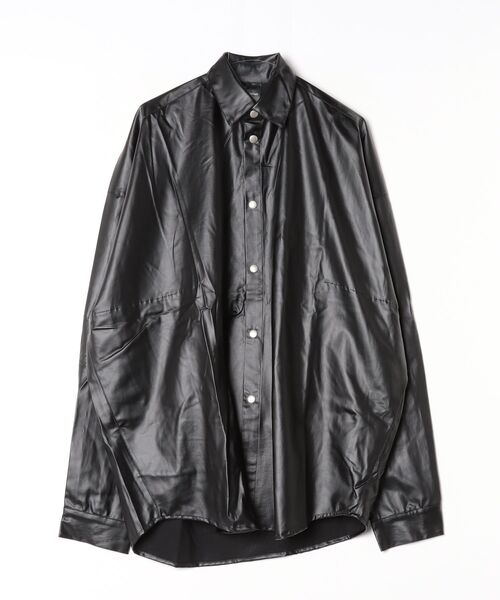 ROYAL FLASH(ロイヤルフラッシュ)の「A.F ARTEFACT/エーエフ・アーティファクト/COCOON SHIRT(シャツ/ブラウス・メンズ・ブラック・2/3)」の1枚目の写真