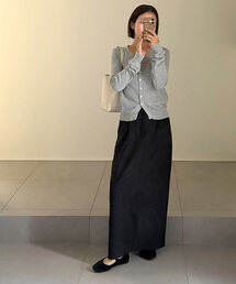 [ yuiさんコラボ ] 選べる2サイズウエストタックストレートスカート