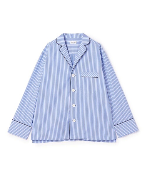 MACPHEE(マカフィー)の「コットンポプリン パジャマシャツ(シャツ/ブラウス・レディース・ブルー系その他/ピンク系その他・36)」の1枚目の写真