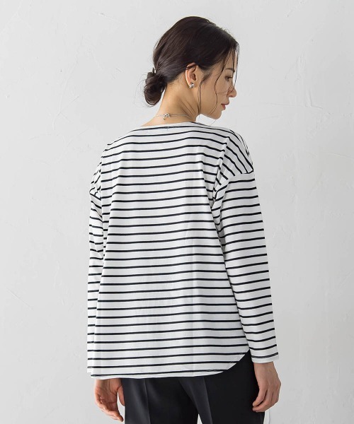 LAUTREAMONT（ロートレアモン）の「【skinea】≪着るスキンケア≫プルオーバー（Tシャツ/カットソー・レディース・ホワイト/ホワイト系その他/ブラウン・9号）」の11枚目の写真