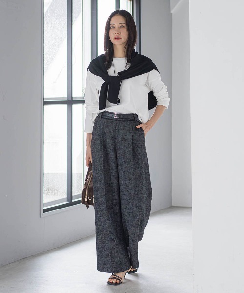 LAUTREAMONT（ロートレアモン）の「【skinea】≪着るスキンケア≫プルオーバー（Tシャツ/カットソー・レディース・ホワイト/ホワイト系その他/ブラウン・9号）」の6枚目の写真