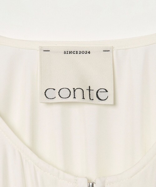 conte（コンテ）の「＜conte＞シャーリング ジップブルゾン（その他アウター・レディース・ホワイト/ブラック・FREE）」の14枚目の写真