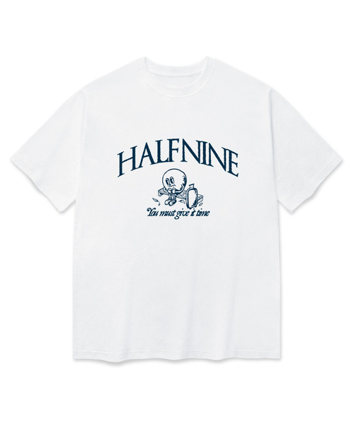 HALFNINE(ハーフナイン)の「ディプレッション 半袖Tシャツ F04BRD_HBX10986(Tシャツ/カットソー・メンズ・ブラック/ブルー/ホワイト/グレー系その他・L/M/S/XL)」の2枚目の写真