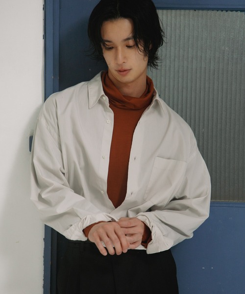 URBAN RESEARCH DOORS（アーバンリサーチドアーズ）の「Extra Cotton Regular Shirts（シャツ/ブラウス・メンズ・ライトグレー/ブルー・LARGE/MEDIUM）」の6枚目の写真