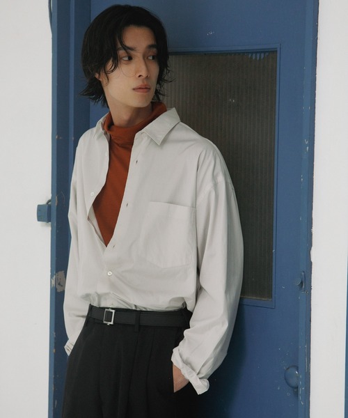 URBAN RESEARCH DOORS（アーバンリサーチドアーズ）の「Extra Cotton Regular Shirts（シャツ/ブラウス・メンズ・ライトグレー/ブルー・LARGE/MEDIUM）」の7枚目の写真