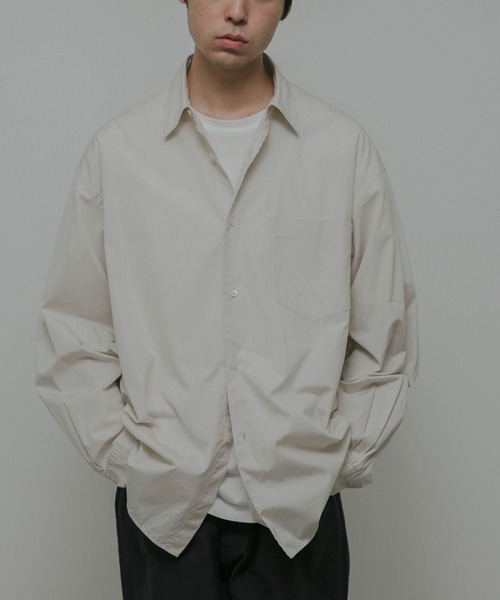 URBAN RESEARCH DOORS（アーバンリサーチドアーズ）の「Extra Cotton Regular Shirts（シャツ/ブラウス・メンズ・ライトグレー/ブルー・LARGE/MEDIUM）」の10枚目の写真
