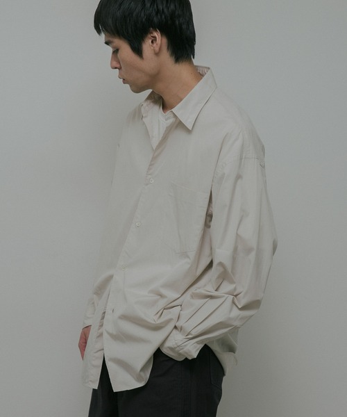 URBAN RESEARCH DOORS（アーバンリサーチドアーズ）の「Extra Cotton Regular Shirts（シャツ/ブラウス・メンズ・ライトグレー/ブルー・LARGE/MEDIUM）」の13枚目の写真