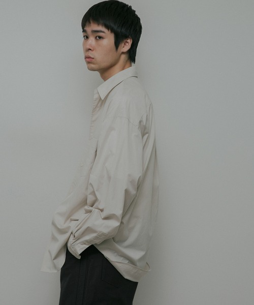 URBAN RESEARCH DOORS（アーバンリサーチドアーズ）の「Extra Cotton Regular Shirts（シャツ/ブラウス・メンズ・ライトグレー/ブルー・LARGE/MEDIUM）」の14枚目の写真