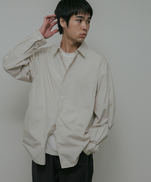 URBAN RESEARCH DOORS（アーバンリサーチドアーズ）の「Extra Cotton Regular Shirts（シャツ/ブラウス・メンズ・ライトグレー/ブルー・LARGE/MEDIUM）」の15枚目の写真