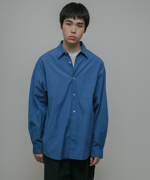 URBAN RESEARCH DOORS（アーバンリサーチドアーズ）の「Extra Cotton Regular Shirts（シャツ/ブラウス・メンズ・ライトグレー/ブルー・LARGE/MEDIUM）」の19枚目の写真