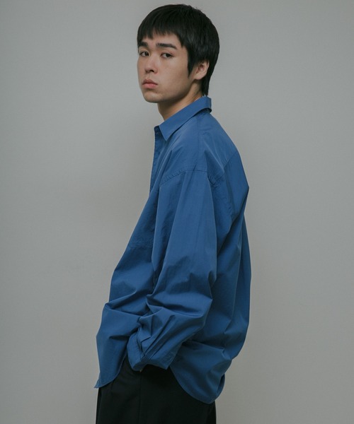 URBAN RESEARCH DOORS（アーバンリサーチドアーズ）の「Extra Cotton Regular Shirts（シャツ/ブラウス・メンズ・ライトグレー/ブルー・LARGE/MEDIUM）」の21枚目の写真