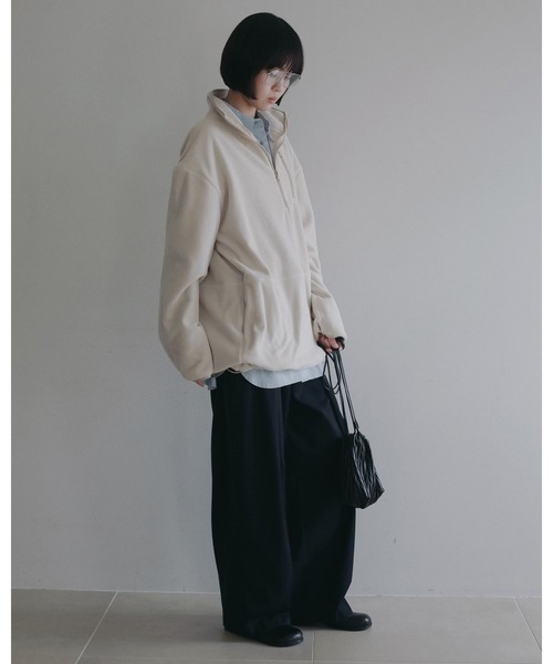 anuke(アンヌーク)の「Basic Over Shirts(シャツ/ブラウス・レディース・ブルー系その他/ホワイト・FREE)」の6枚目の写真