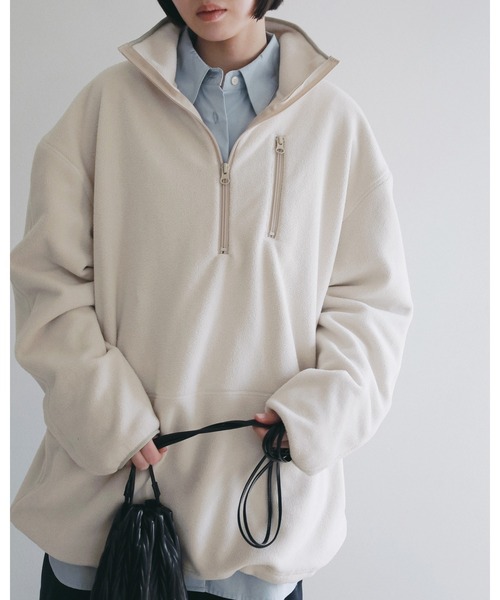 anuke(アンヌーク)の「Basic Over Shirts(シャツ/ブラウス・レディース・ブルー系その他/ホワイト・FREE)」の7枚目の写真