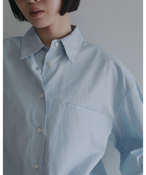 anuke(アンヌーク)の「Basic Over Shirts(シャツ/ブラウス・レディース・ブルー系その他/ホワイト・FREE)」の11枚目の写真