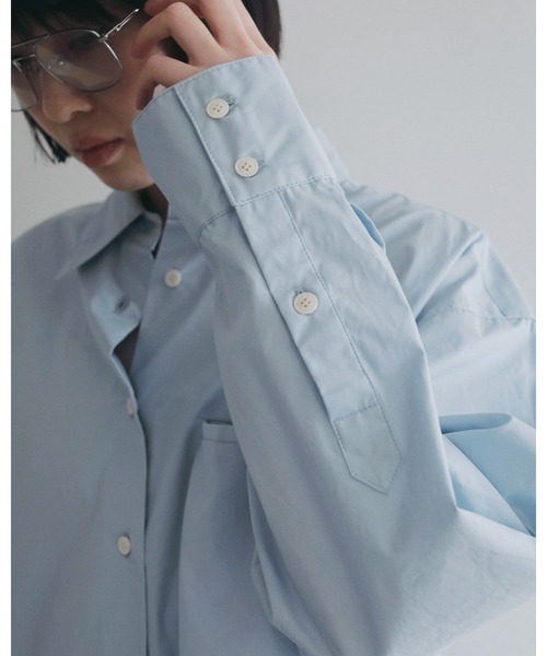 anuke(アンヌーク)の「Basic Over Shirts(シャツ/ブラウス・レディース・ブルー系その他/ホワイト・FREE)」の14枚目の写真