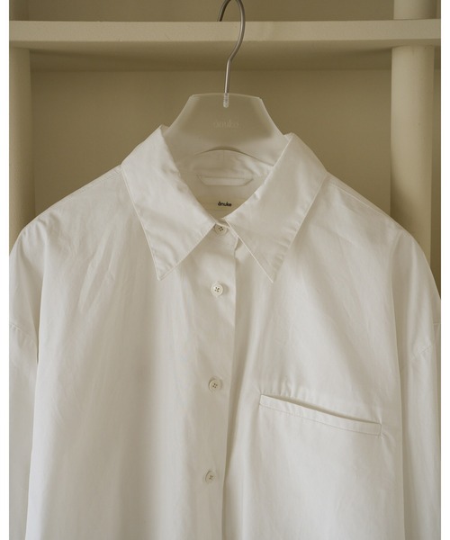 anuke(アンヌーク)の「Basic Over Shirts(シャツ/ブラウス・レディース・ブルー系その他/ホワイト・FREE)」の15枚目の写真
