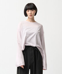 ORCIVAL | クルーネック 長袖シアーカットソー WOMEN