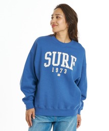 BILLABONG ウィメンズ MONO ALOHA KENDAL CREW トレーナー 【MEDIUM LOOSE】【2026年秋冬モデル】/ビラボンオーバーサイズスウェット