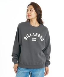BILLABONG ウィメンズ MONO ALOHA KENDAL CREW トレーナー 【MEDIUM LOOSE】【2026年秋冬モデル】/ビラボンオーバーサイズスウェット