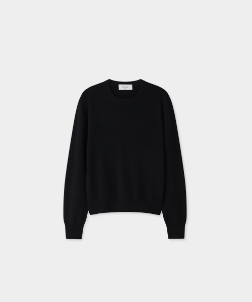 J'RIUM（ジェイリウム）の「カシミヤブレンド エッセンシャル ラウンドネックニット ブラック（ニット/セーター・メンズ・その他・MEDIUM/LARGE/X-LARGE/SMALL）」の2枚目の写真