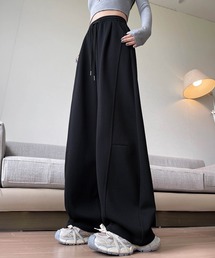 【SG】【Lilamusant(リラミュゾン)】ワイドバレルシルエットスウェットパンツ