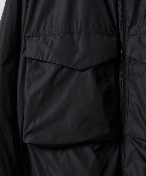 NUMBER (N)INE(ナンバーナイン)の「LIGHTWEIGHT INSULATION NYLON WEP JACKET / ライトウェイト 中綿 撥水 ナイロン スタンドネック ジャケット(ミリタリージャケット・メンズ・ブラック/オリーブ・2/3/4)」の7枚目の写真