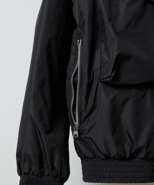NUMBER (N)INE(ナンバーナイン)の「LIGHTWEIGHT INSULATION NYLON WEP JACKET / ライトウェイト 中綿 撥水 ナイロン スタンドネック ジャケット(ミリタリージャケット・メンズ・ブラック/オリーブ・2/3/4)」の11枚目の写真