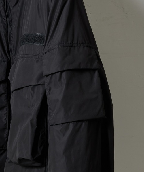 NUMBER (N)INE(ナンバーナイン)の「LIGHTWEIGHT INSULATION NYLON WEP JACKET / ライトウェイト 中綿 撥水 ナイロン スタンドネック ジャケット(ミリタリージャケット・メンズ・ブラック/オリーブ・2/3/4)」の12枚目の写真