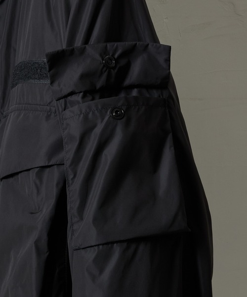 NUMBER (N)INE(ナンバーナイン)の「LIGHTWEIGHT INSULATION NYLON WEP JACKET / ライトウェイト 中綿 撥水 ナイロン スタンドネック ジャケット(ミリタリージャケット・メンズ・ブラック/オリーブ・2/3/4)」の13枚目の写真