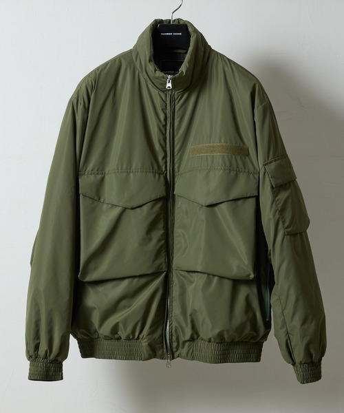 NUMBER (N)INE(ナンバーナイン)の「LIGHTWEIGHT INSULATION NYLON WEP JACKET / ライトウェイト 中綿 撥水 ナイロン スタンドネック ジャケット(ミリタリージャケット・メンズ・ブラック/オリーブ・2/3/4)」の17枚目の写真