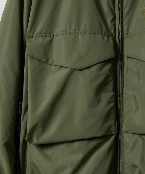 NUMBER (N)INE(ナンバーナイン)の「LIGHTWEIGHT INSULATION NYLON WEP JACKET / ライトウェイト 中綿 撥水 ナイロン スタンドネック ジャケット(ミリタリージャケット・メンズ・ブラック/オリーブ・2/3/4)」の21枚目の写真