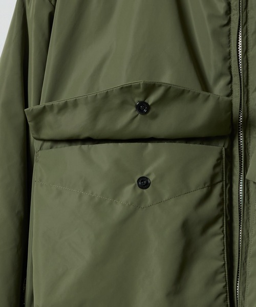 NUMBER (N)INE(ナンバーナイン)の「LIGHTWEIGHT INSULATION NYLON WEP JACKET / ライトウェイト 中綿 撥水 ナイロン スタンドネック ジャケット(ミリタリージャケット・メンズ・ブラック/オリーブ・2/3/4)」の22枚目の写真