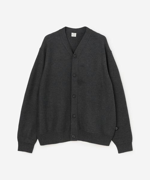 ORCIVAL(オーシバル)の「ORCIVAL | 〈別注〉ウールコットン Vネックカーディガン MEN(カーディガン/ボレロ・メンズ・ブラック/ダークグレー/ブラウン系その他・4/5)」の5枚目の写真