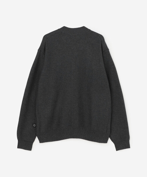 ORCIVAL(オーシバル)の「ORCIVAL | 〈別注〉ウールコットン Vネックカーディガン MEN(カーディガン/ボレロ・メンズ・ブラック/ダークグレー/ブラウン系その他・4/5)」の6枚目の写真