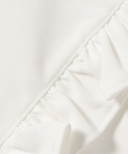 SHIPS(シップス)の「【WEB限定】〈洗濯機可能〉オーガニックコットン フリル ロングスリーブ TEE(Tシャツ/カットソー・レディース・ライラック/ダークグレー/ネイビー/オフホワイト・ONE SIZE)」の17枚目の写真