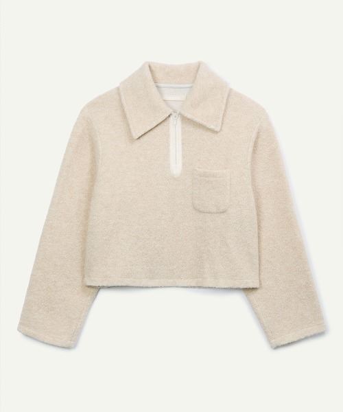 leinwande（ラインヴァンド）の「Front Slit Jumper / フロントスリットジャンパー（その他トップス・レディース・BROWN/GRAY/OFF WHT・ONE SIZE）」の6枚目の写真