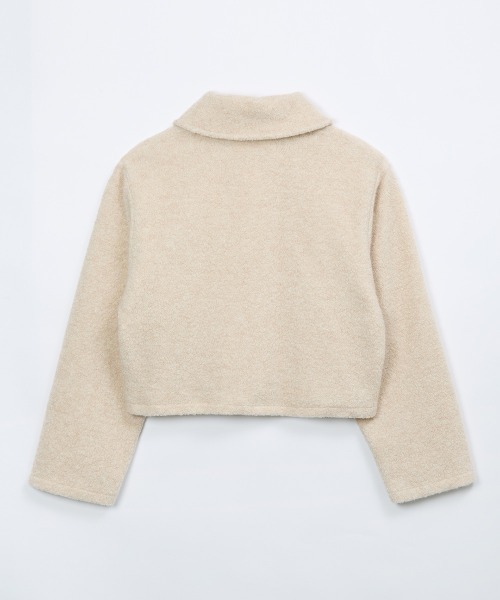 leinwande（ラインヴァンド）の「Front Slit Jumper / フロントスリットジャンパー（その他トップス・レディース・BROWN/GRAY/OFF WHT・ONE SIZE）」の7枚目の写真