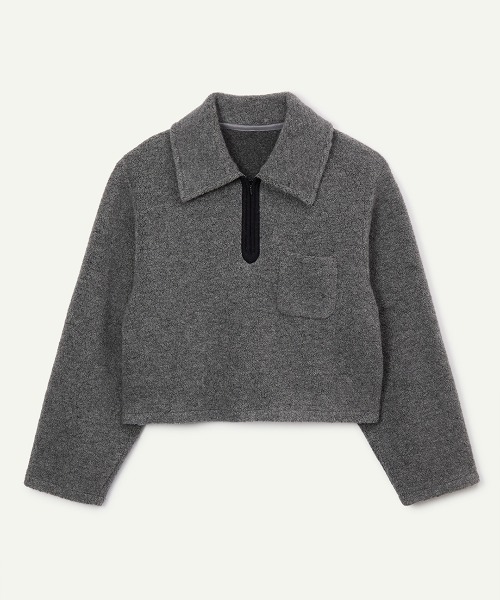 leinwande（ラインヴァンド）の「Front Slit Jumper / フロントスリットジャンパー（その他トップス・レディース・BROWN/GRAY/OFF WHT・ONE SIZE）」の8枚目の写真