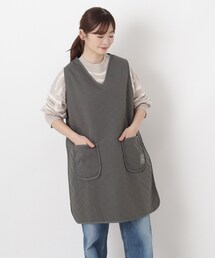one'sterrace（ワンズテラス）の「【あったか】カリダ 裏ボアキルトエプロン（エプロン）」