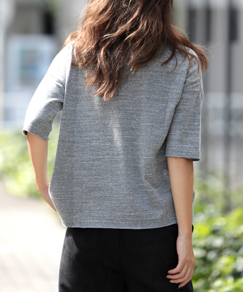 Denime(ドゥニーム)の「プリントTEE ONE TODAY(Tシャツ/カットソー・レディース・ホワイト/グレー・FREE)」の8枚目の写真