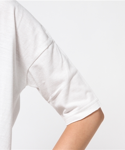 Denime(ドゥニーム)の「プリントTEE ONE TODAY(Tシャツ/カットソー・レディース・ホワイト/グレー・FREE)」の6枚目の写真