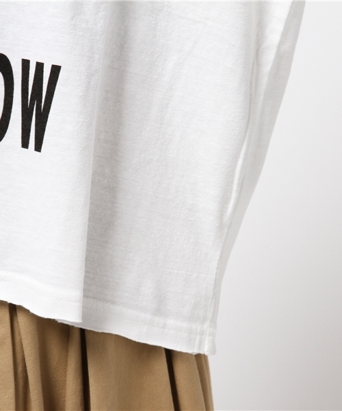 Denime(ドゥニーム)の「プリントTEE ONE TODAY(Tシャツ/カットソー・レディース・ホワイト/グレー・FREE)」の5枚目の写真