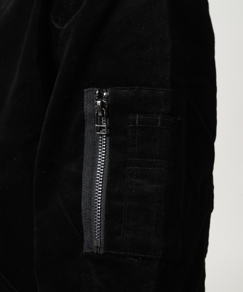 ZIP FIVE(ジップファイブ)の「別珍MA-1(MA-1・メンズ・ブラック/ブルー系その他/グリーン系カモフラージュ・LARGE/MEDIUM)」の17枚目の写真