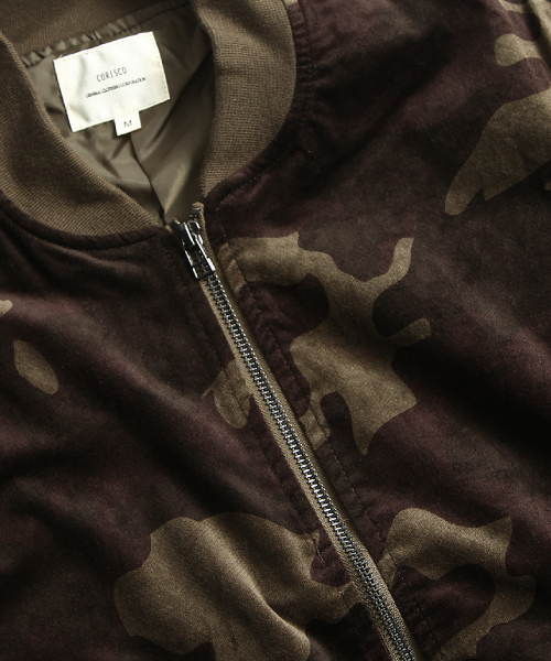 ZIP FIVE(ジップファイブ)の「別珍MA-1(MA-1・メンズ・ブラック/ブルー系その他/グリーン系カモフラージュ・LARGE/MEDIUM)」の13枚目の写真