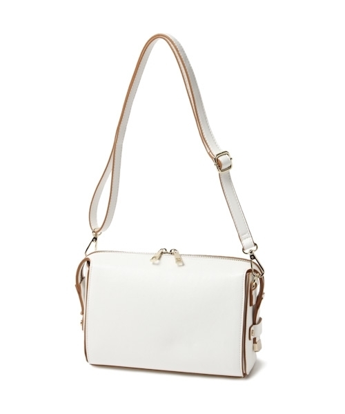 Andemiu（アンデミュウ）の「ジップショルダーＢＡＧ745385（ショルダーバッグ・レディース・グレー/ブラック/ホワイト/キャメル/ピンク・FREE）」の2枚目の写真