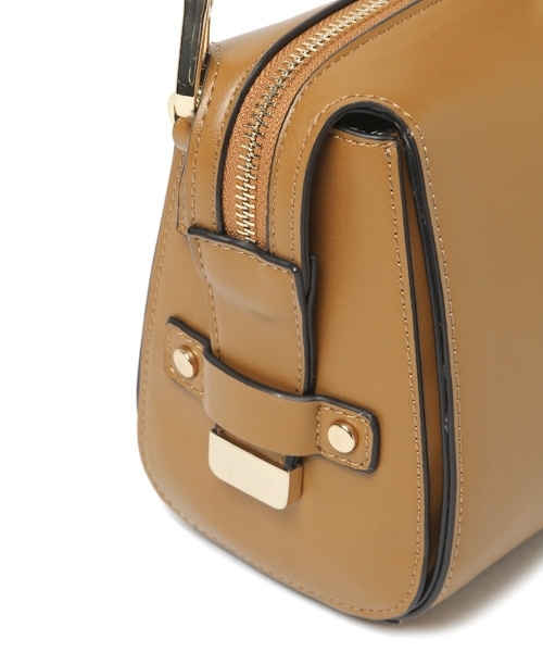 Andemiu（アンデミュウ）の「ジップショルダーＢＡＧ745385（ショルダーバッグ・レディース・グレー/ブラック/ホワイト/キャメル/ピンク・FREE）」の13枚目の写真